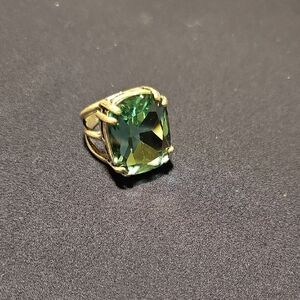 Chloe + Isabel Green and Gold Statement Ring